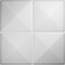 Ekena Millwork Richmond EnduraWall Decorative 3D Wall Panel, White, 19 5/8"W x 19 5/8"H WP20X20RIWH - alternate 1